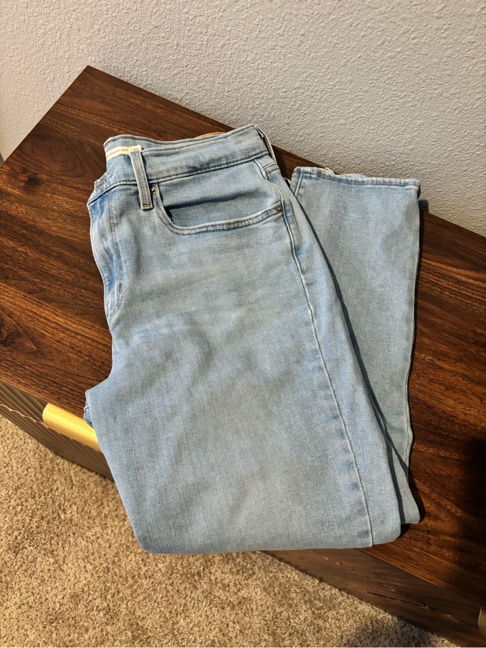 Levi's Light Blue Straight-Leg Women's Jeans